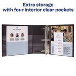 Durable Non-View Binder With Durahinge And Ezd Rings, 3 Rings, 5" Capacity, 11 X 8.5, Black, (8901)