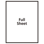 Avery Sticker Project Paper Laser/Inkjet Multipurpose Labels, 11 x 8.5, Glossy Clear, 1 Label/Sheet, 7 Sheets/Pack