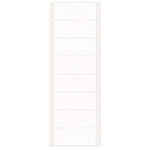 Dot Matrix Printer Mailing Labels, Pin-Fed Printers, 1.44 X 3.5, White, 5,000/box