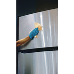 Stainless Steel Cleaner Towels, 1-Ply, 9.75 x 10.5, Lemon Scent, 30/Canister