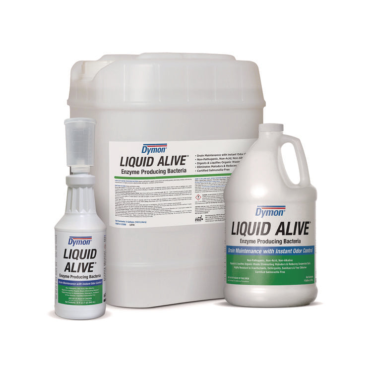 LIQUID ALIVE Enzyme Producing Bacteria, 32 oz Bottle, 12/Carton