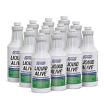 LIQUID ALIVE Enzyme Producing Bacteria, 32 oz Bottle, 12/Carton