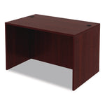 Alera Valencia Series Straight Front Desk Shell, 47.25" X 29.5" X 29.63", Mahogany