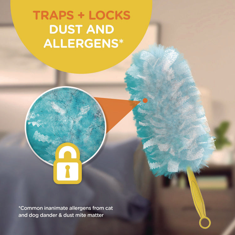 Dusters Refill, Dust Lock Fiber, Blue, Gain Original Scent, 18/Pack