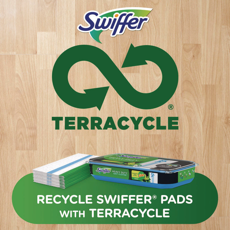 Heavy-Duty Wet Refill Cloths, 8 x 10, Gain Original Scent, White, 10 Cloths/Tub