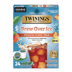 Brew Over Ice K-Cups, Peach, 24/Box
