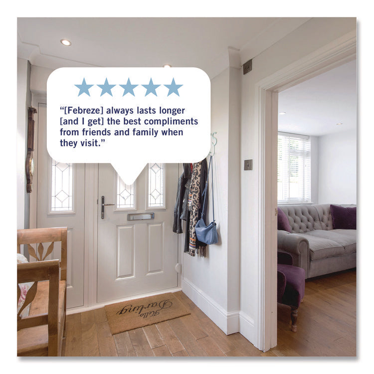 Air Freshener Warmer Starter Kit, Clear/White, with (2) Downy April Fresh Refills