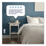 Air Freshener Warmer Starter Kit, Clear/White, with (2) Downy April Fresh Refills