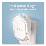 Air Freshener Warmer Starter Kit, Clear/White, with (2) Downy April Fresh Refills