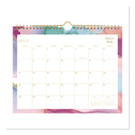 Ashley G Multicolor Smoke Academic Year Wall Calendar, 11 x 8.75, White/Multicolor Sheets, 12-Month (July to June): 2025-2026
