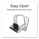 Premier Easy Open Clearvue Locking Slant-D Ring Binder, 3 Rings, 1.5" Capacity, 11 X 8.5, White