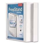 Freestand Easy Open Locking Slant-D Ring Binder, 3 Rings, 2" Capacity, 11 X 8.5, White