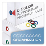 Freestand Easy Open Locking Slant-D Ring Binder, 3 Rings, 2" Capacity, 11 X 8.5, White