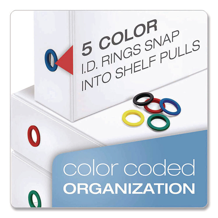 Freestand Easy Open Locking Slant-D Ring Binder, 3 Rings, 2" Capacity, 11 X 8.5, White