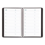 Plan and Link Weekly Planner, 8" x 5", Black Cover, 12-Month (Jan to Dec): 2025