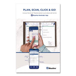 Plan and Link Weekly Planner, 8" x 5", Black Cover, 12-Month (Jan to Dec): 2025