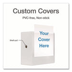 XtraLife ClearVue Non-Stick Slant-D Ring Binder, 3 Rings, 6" Capacity, 11 x 8.5, White