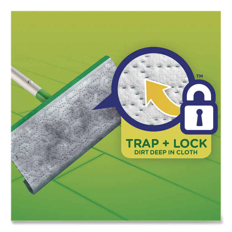 Sweeper TRAP + LOCK Wet Mop Cloth, 8 x 10, White, Lavender Scent, 24/Pack