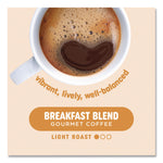 Breakfast Blend Coffee K-Cups, 24/Box, 4 Boxes/Carton
