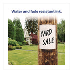 MARKS A LOT Large Desk-Style Permanent Marker with Metal Pocket Clip, Broad Bullet Tip, Black