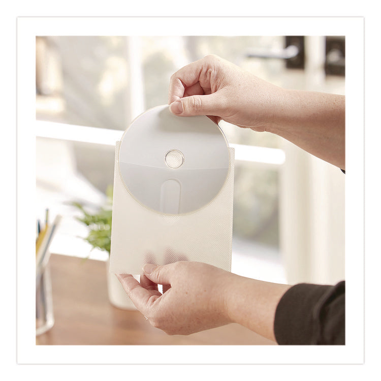 CD/DVD Sleeves, White, 50/Pack