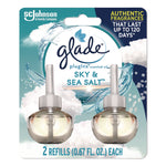 Plugin Scented Oil Refill, Sky and Sea Salt, 0.67 oz, 2/Pack