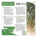 TreeFree Multipurpose Paper, 92 Bright, 20 lb Bond Weight, 8.5 x 11, White, 500 Sheets/Ream, 10 Reams/Carton
