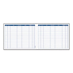 Activity Logbook, 8 Columns, Blue/White Cover, 11 x 8.5 Sheets, 50 Sheets/Book