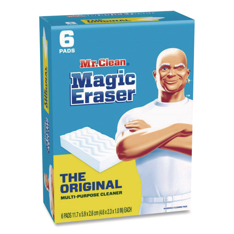 Magic Eraser, 2.3 X 4.6, 1" Thick, White, 6/pack, 6 Packs/carton