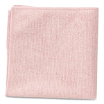 Microfiber Cleaning Cloths, 16 X 16, Pink, 24/pack