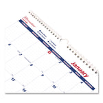 Twin-Wirebound Wall Calendar, One Month per Page, 12 x 17, White Sheets, 12-Month (Jan to Dec): 2025