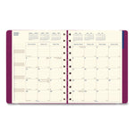 Soft Touch 17-Month Planner, 10.88 x 8.5, Fuchsia Cover, 17-Month: Aug 2024 to Dec 2025