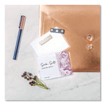 Magnetic Style Name Badge Kit, Horizontal, 4 X 3, White, 24/pack