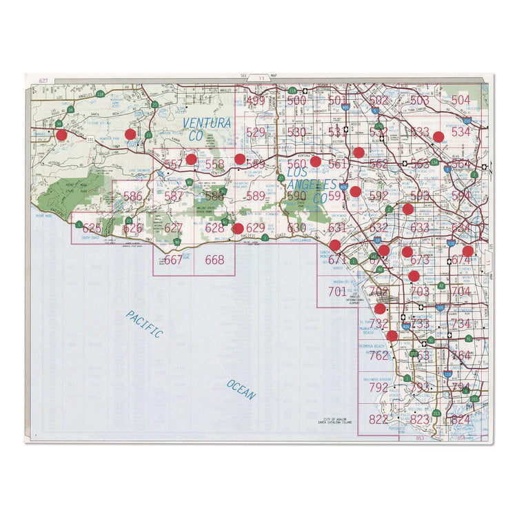 Handwrite-Only Permanent Self-Adhesive Round Color-Coding Labels in Dispensers, 0.25" dia, Dark Blue, 450/Roll, (5793)