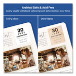 Permanent Id Labels W/ Sure Feed Technology, Inkjet/laser Printers, 2 X 2.63, White, 15/sheet, 15 Sheets/pack