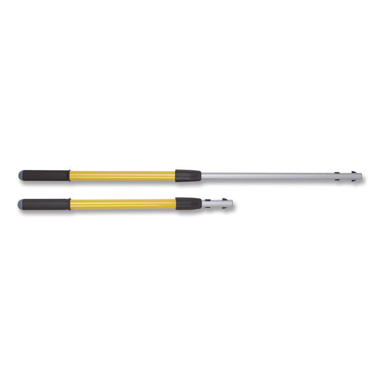 Hygen Quick-Connect Extension Handle, 48" To 72", Yellow/black