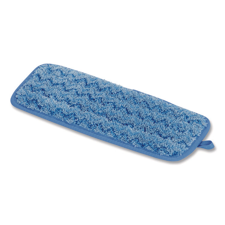 Microfiber Wall/Stair Wet Mopping Pad, 13.75 x 5.5 x 0.5, Blue