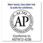 MARKS A LOT Desk-Style Dry Erase Markers, Broad Chisel Tip, Blue