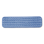 Microfiber Wet Mop Pad, 18", Blue