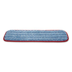 Microfiber Wet Mop Pad, 18", Red, 12/Carton