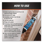 SILICONE PLUS Premium Window, Door and Siding 100% Silicone Sealant, 9.8 oz Tube, Black