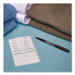 No-Iron Fabric Labels, 0.5 x 1.75, White, 18/Sheet, 3 Sheets/Pack