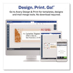 White Shipping Labels-Bulk Packs, Inkjet/laser Printers, 5.5 X 8.5, White, 2/sheet, 250 Sheets/box