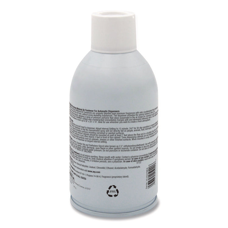 Premium Metered Air Freshener Refill, Clean N Fresh, 7.1 Oz Aerosol Spray, 12/carton