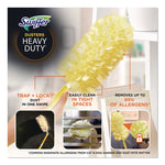 Heavy Duty Dusters Refill, Trap + Lock Fiber, Yellow, 11/Box