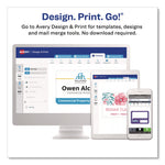 Clip-Style Badge Holder With Laser/inkjet Insert, Top Load, 3.5 X 2.25, White, 100/box