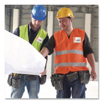 Clip-Style Badge Holder With Laser/inkjet Insert, Top Load, 3.5 X 2.25, White, 100/box