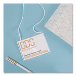 Necklace-Style Badge Holder W/laser/inkjet Insert, Top Load, 4 X 3, We, 50/box