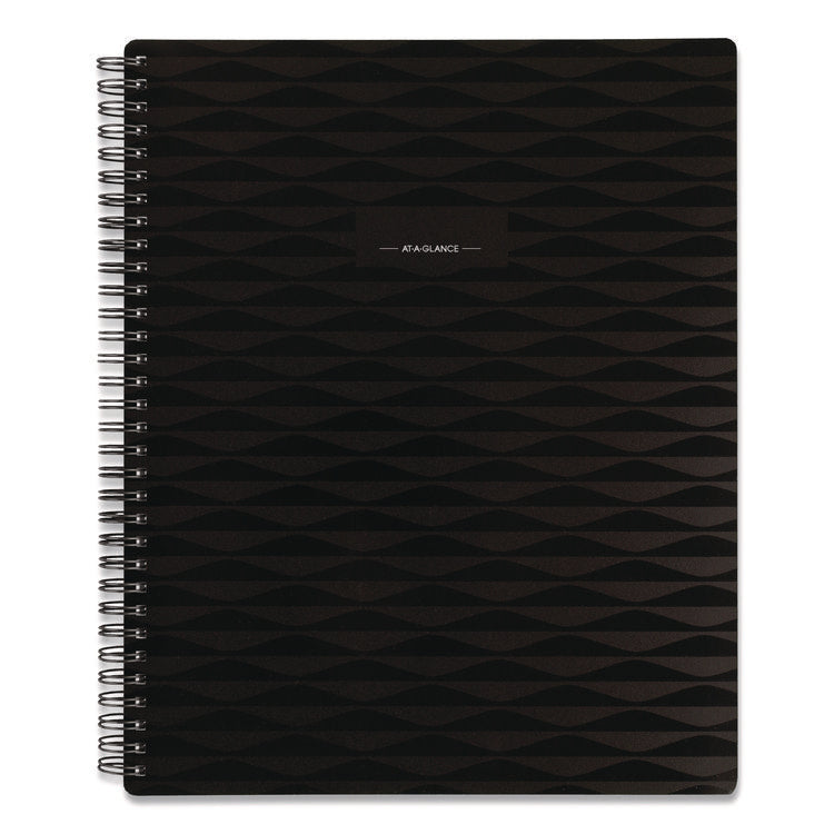 Elevation Academic Weekly/Monthly Planner, 11 x 8.5, Black Cover, 12-Month (July to June): 2024 to 2025