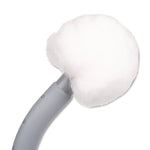 Toilet Bowl Swab, 26" Handle, Gray/Red/White